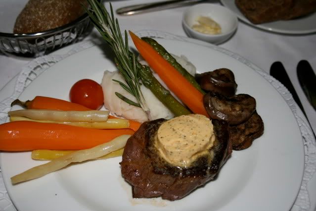 a plate of food on a table