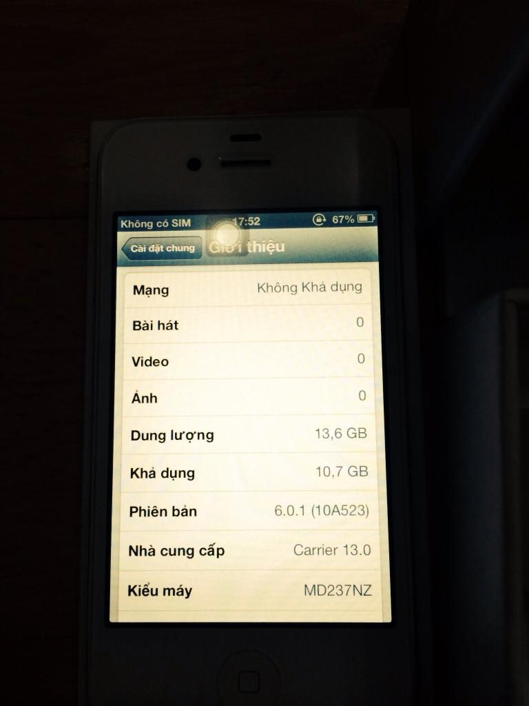 HCM - Cần bán 02 IP4S white 16G (6.0.1) và 32G ( 7.1.1) fullbox trùng imei - 2