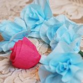 crepe paper flowers