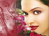 Deepika padukONE nice closeup with a tight layer of lipstick
