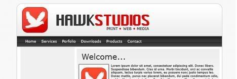 PSD to HTML: Hawk Studios