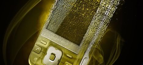 Fragmented Golden Phone