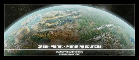 Planet Resource - Green Planet PSD