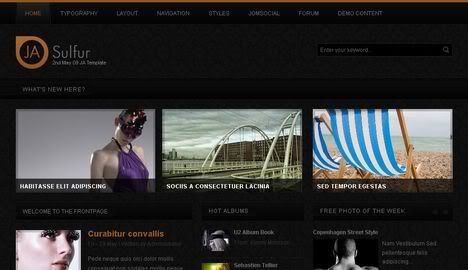 JA Sulfur Joomla Template JA Sulfur Joomla Template