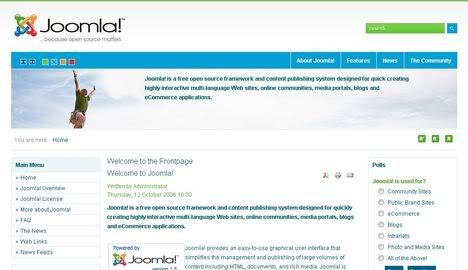 Free Joomla 1.5 template blank scroll template free. Free Joomla 1.5 template