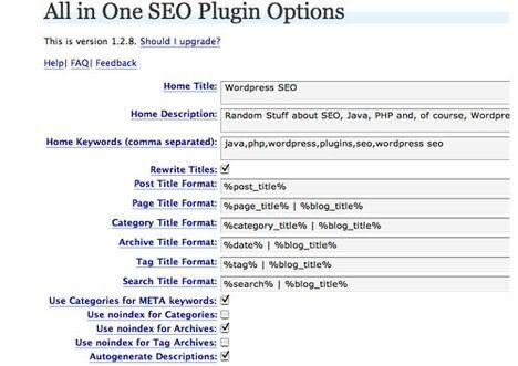 28 Really Great Wordpress Plugins! all in one seo pack 28 Really Great Wordpress Plugins!