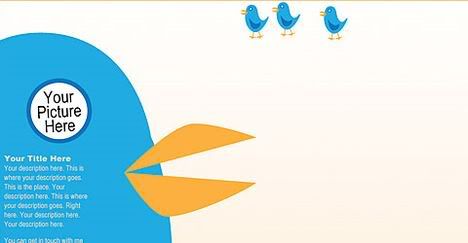 Twitter Birdie Background Template Twitter Birdie Background Template