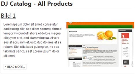 DjCatalog Joomla Products Component