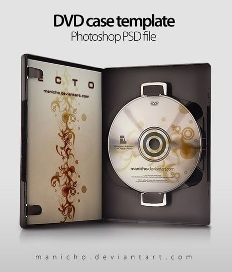 DVD Case PSD