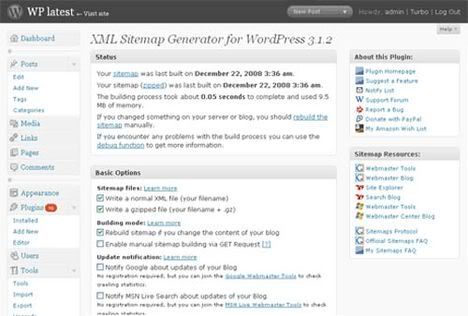28 Really Great Wordpress Plugins! google xml sitemaps 28 Really Great Wordpress Plugins!