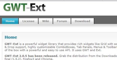 GWT-Ext is a powerful widget library that provides rich widgets like ...