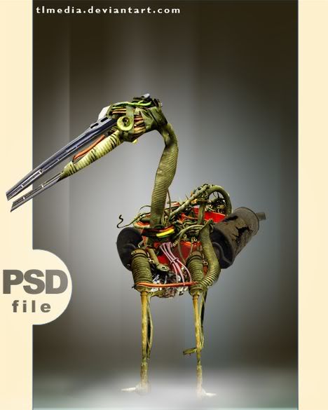 Scrap Bird PSD