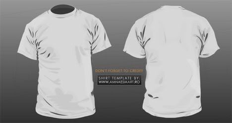 T-shirt Vector Template by gopurifyyourself