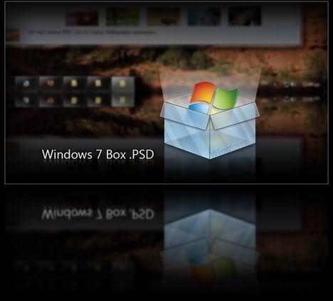 Windows 7 Box .PSD Icon by giannisgx89