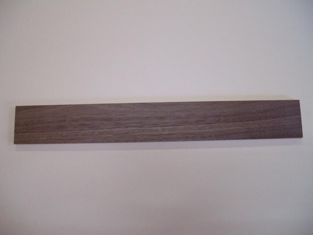 Walnut Fretboard 18 3/4"x 2 1/2"x 3/8" ( 476x65x9mm ) Walnut Fretboard / Fingerboard