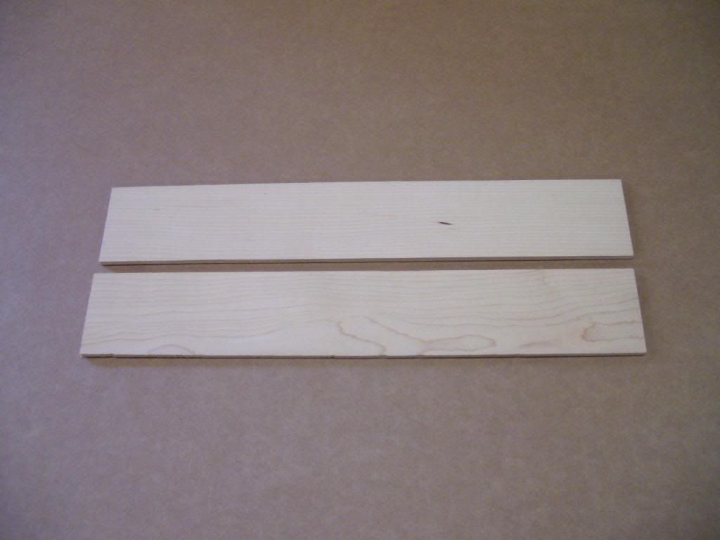 Maple 2 Pcs-14 1/2"x 2 3/8"x1/8" (368x60x3mm) Maple 2 Pcs-14 1/2"x 2 3/8"x1/8" (368x60x3mm)