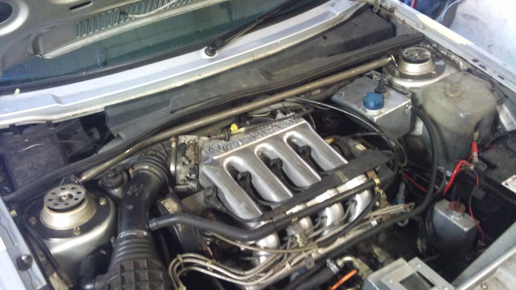 Which front strut brace to use with a mk2 golf ABF? Club GTI