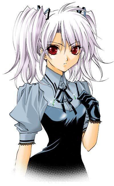 anime wolf girl with white hair. White Haired Anime Girl