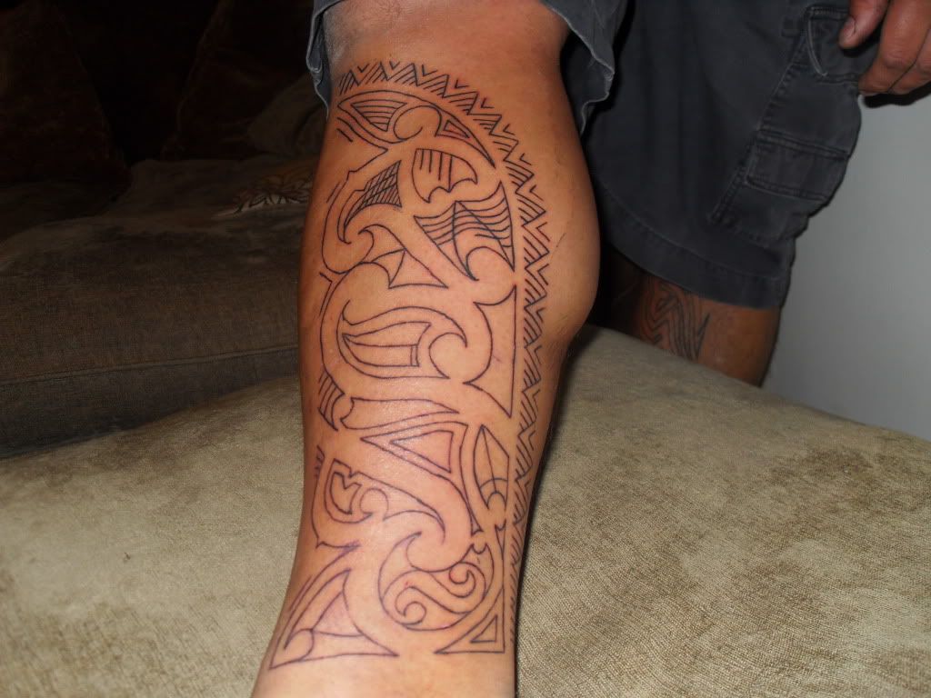 maori sock i did on my