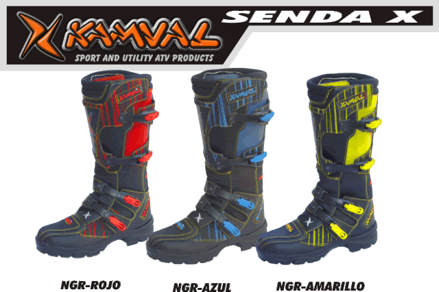 Kamval Senda Botas Moto Cross Quad Todas Las Tallas