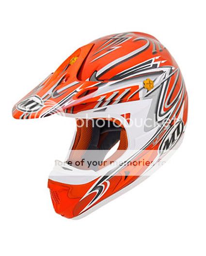 MT Xtorm Casco de Moto Cross Motocross de Fibra Talla L