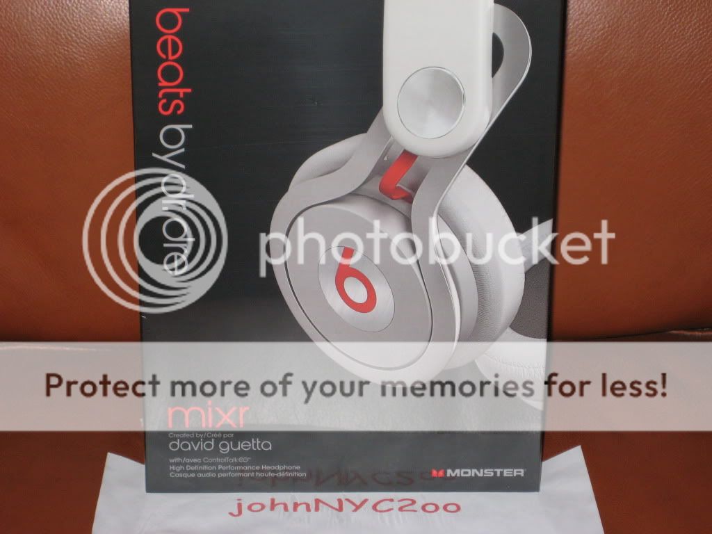 SEALED MONSTER BEATS BY DR. DRE WHITE * MIXR * DAVID GUETTA HEADPHONES 